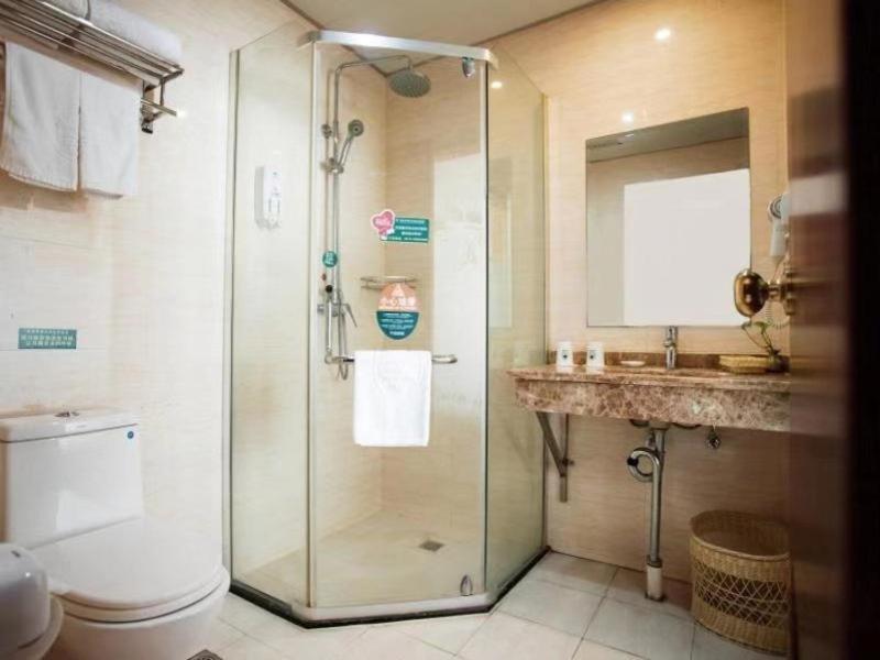 Greentree Inn Jiangsu Wuxi Dongting Leather City Express Hotel Bagian luar foto